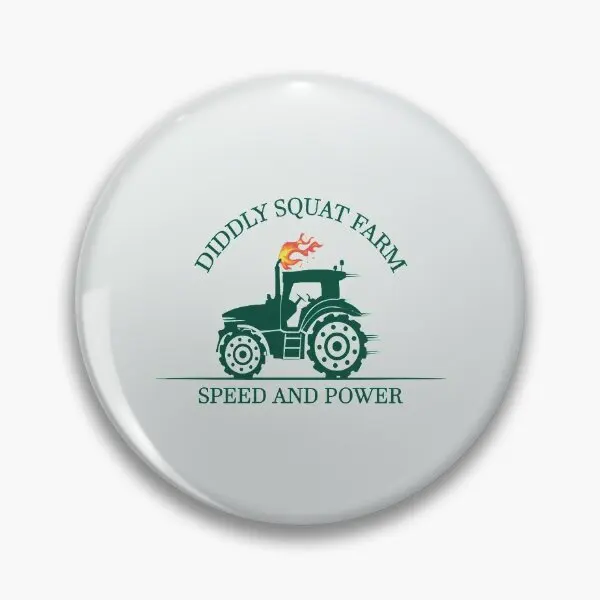 Diddly Squat Farm Green Gift For Fans  Soft Button Pin Decor Cute Funny Women Lapel Pin Hat Lover Collar Fashion Metal Jewelry