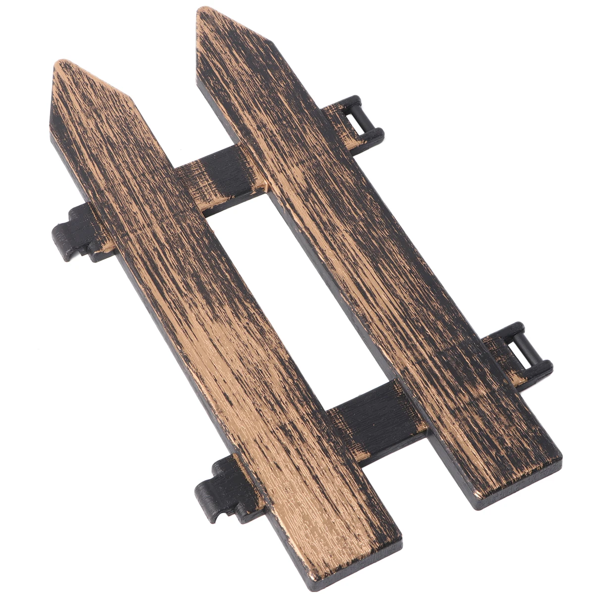 

4 Pcs Bronze Sharp Corner Fence Christmas Decor Picket Decorate Miniature Decorations Barrier