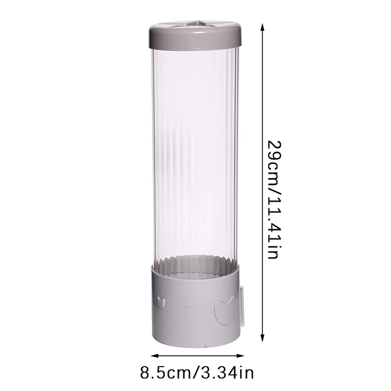 Disposable Paper Cups Dispensers Plastic Cup Holders For Water Dispenser Wall Mounted Automatic Cups Storage Rack Cup Containers