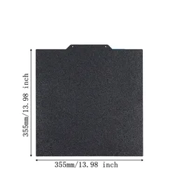 For Voron 2.4 Build Plate 355x355mm Textured PEI Sheet Double Side PEI Magnetic Spring Steel Print Bed for Sovol SV08,SV03