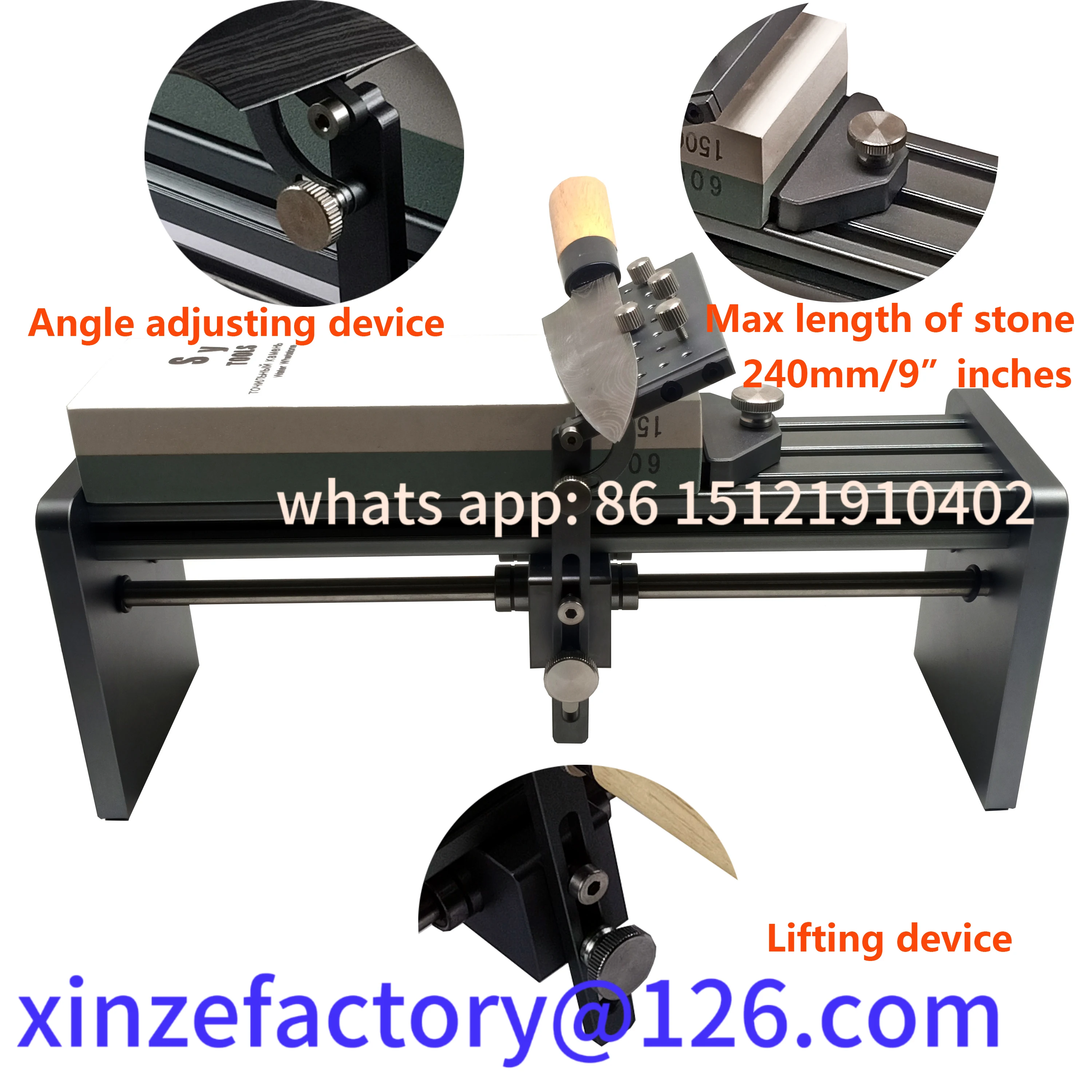 Aanpasbare Honinggeleider Slijpmal voor Beitels Vliegtuigen en keukenmes jachtmes