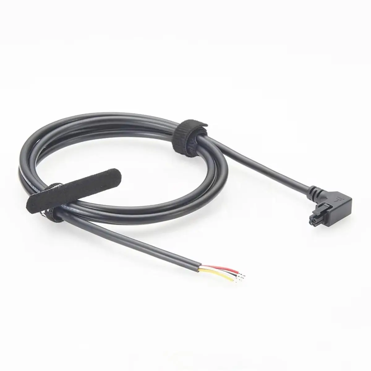 Micro-Fit 3.0mm 4 Pin Angled Elbow 90 Degree Female Connector to Open Dual Row Power Signal 1.5m Cable Assembly