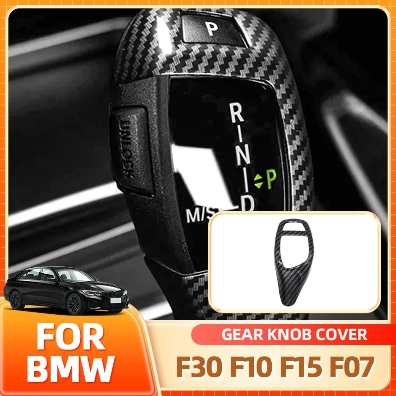 Горячая продажа для BMW F30 F10 F15 F07 F20 F21 F22 F32 F34 F35 5GT Автомобильная углеродное волокно ABS панель переключения передач рамка ручка переключения передач держатели чашек