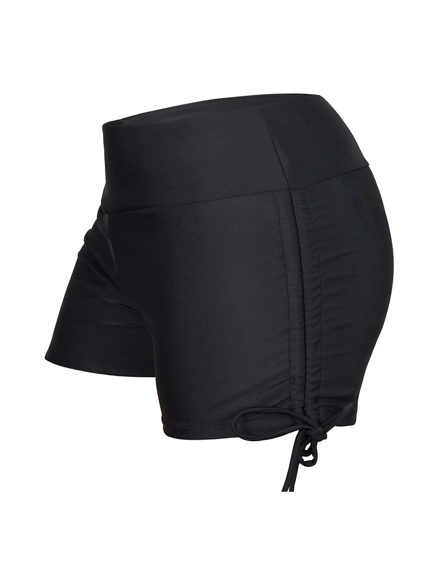 

Женские плавательные шорты с высокой талией, на шнурке по бокам, эластичные спортивные шорты-боксеры, купальник-танкини с защитой от ультрафиолета