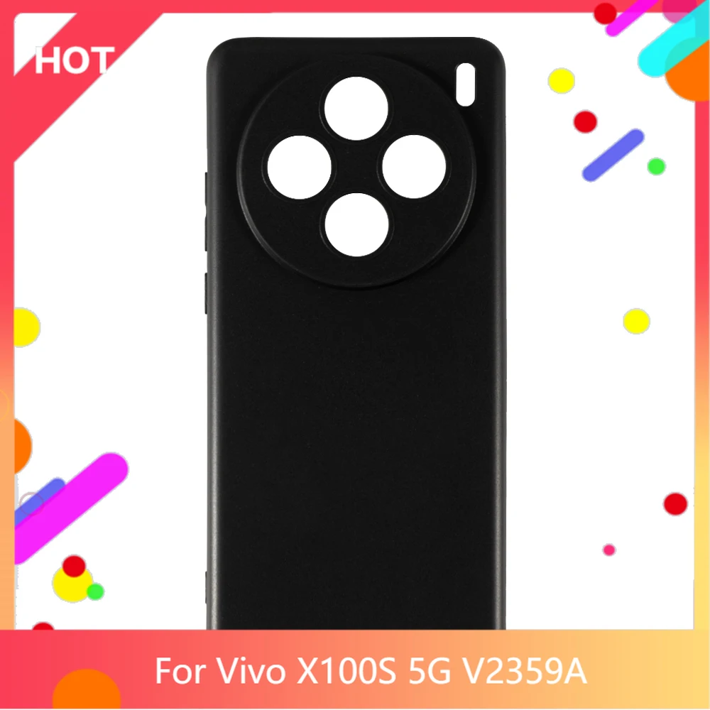 X100S 5G V2359A Case Matte Soft Silicone TPU Back Cover For Vivo X100S 5G V2359A Phone Case Slim shockproo