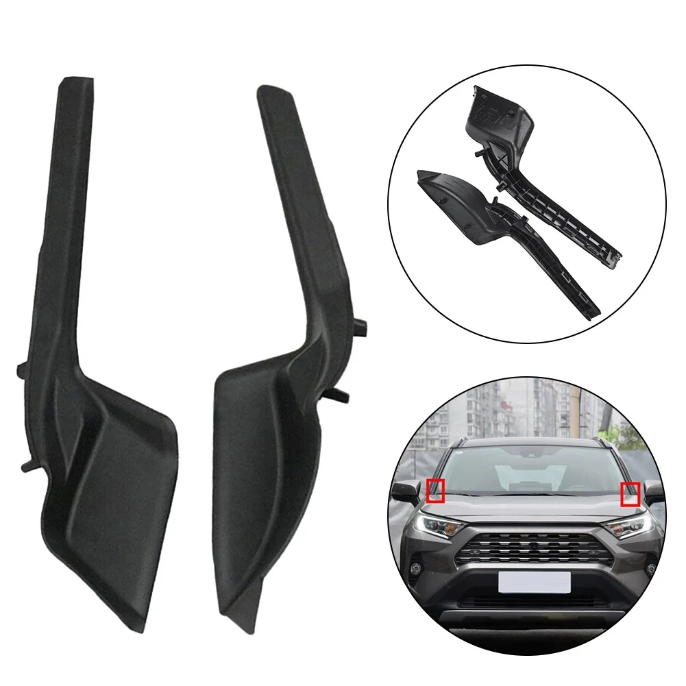 For Car Exterior Repair Windshield Wiper Cowl Cover Front Windshield Trim Replacement Windshield Wiper Cover Black view 4