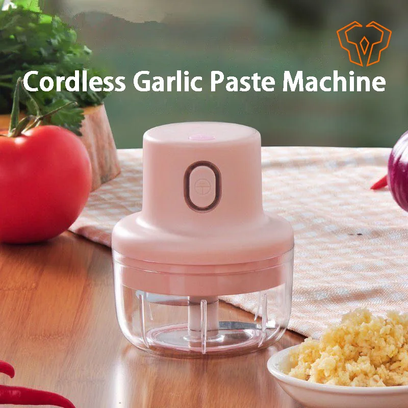 

Home Smart Electric Garlic Mixer Charger Mini Garlic Mixer Crusher Garlic Puller Meat Grinder