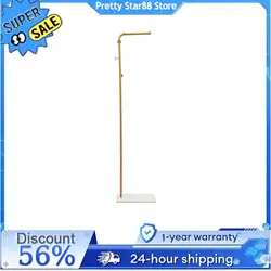 Large Capacity L-shape Clothes Hanger Freestanding Coat Rack Wear-Resistant with Sturdy Base for Hallways/Living Rooms