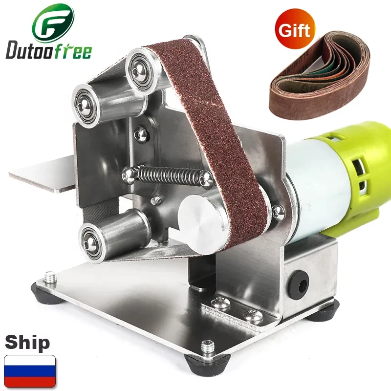 110V/220V New Style DIY Polishing Grinding Machine Cutter Edges Sharpener Multifunctional Grinder Mini Electric Belt Sander
