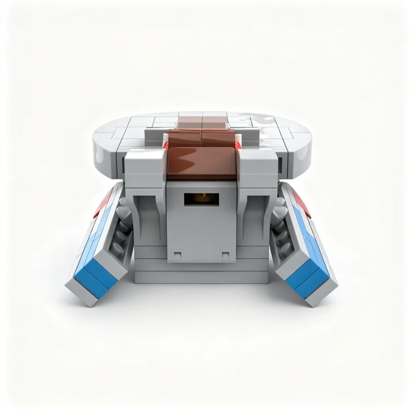 127pcs MOC Uss Winterprise Star Trek Christmas Diy Building Blocks Assembly Collector Model Edition Manual Toy Gift For Makers - view 3