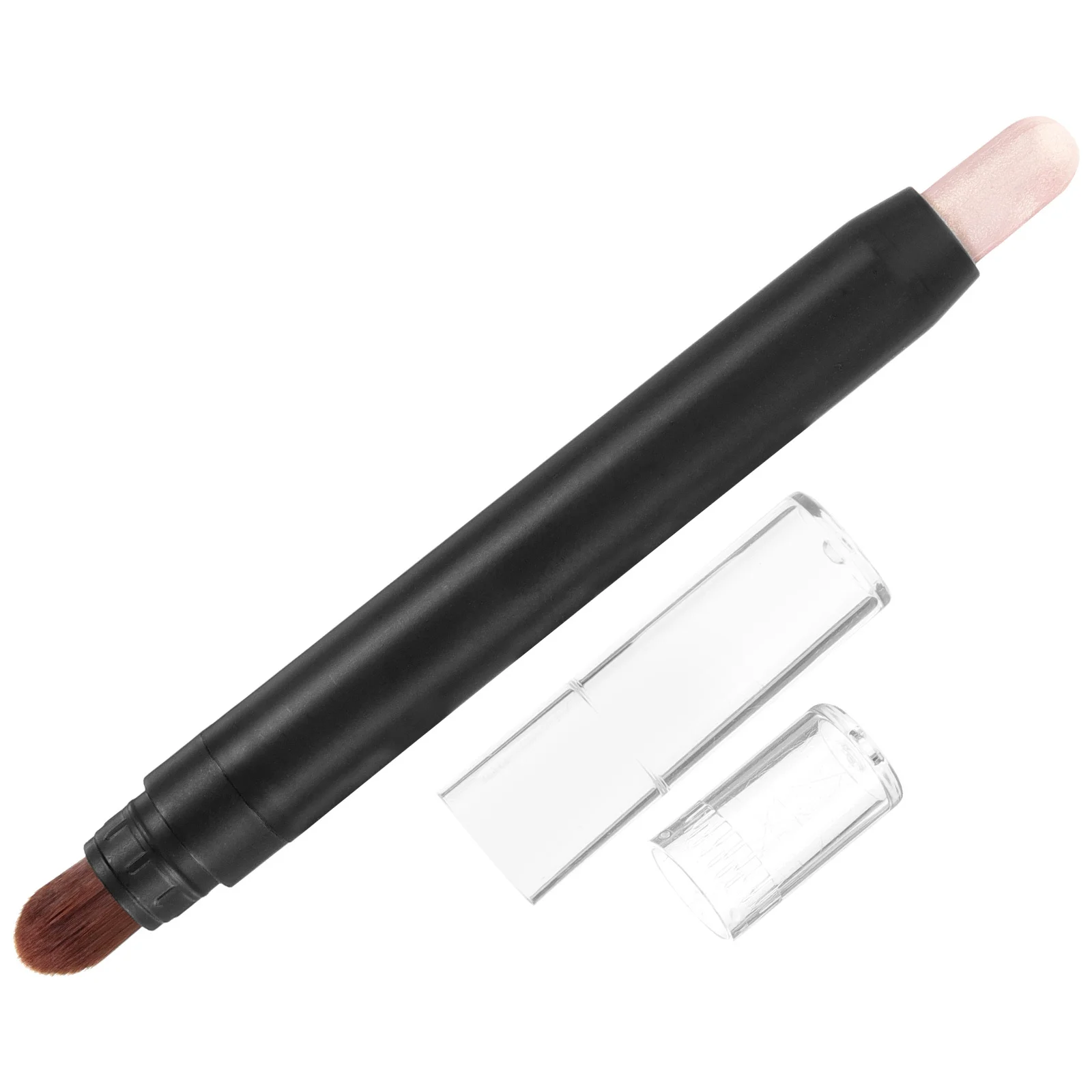 Barra de sombra de ojos de doble punta para mujer, herramienta de maquillaje fácil de limpiar, agarre cómodo, pincel pequeño para sombra de ojos