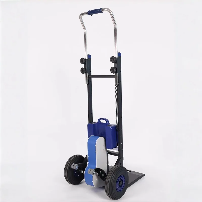 Automatic Electric Stair Climbing Machine Cargo Dolly Appliance Building Material Moving Hand Truck For Stair Transport Duty