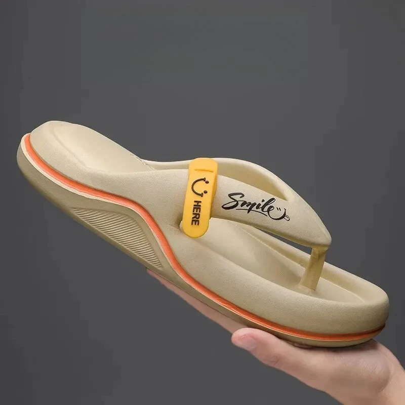 

Стильные летние шлепанцы унисекс из ЭВА с мягкой подошвой и толстой подошвой, нескользящие шлепанцы для дома и улицы, домашняя пляжная повседневная обувь