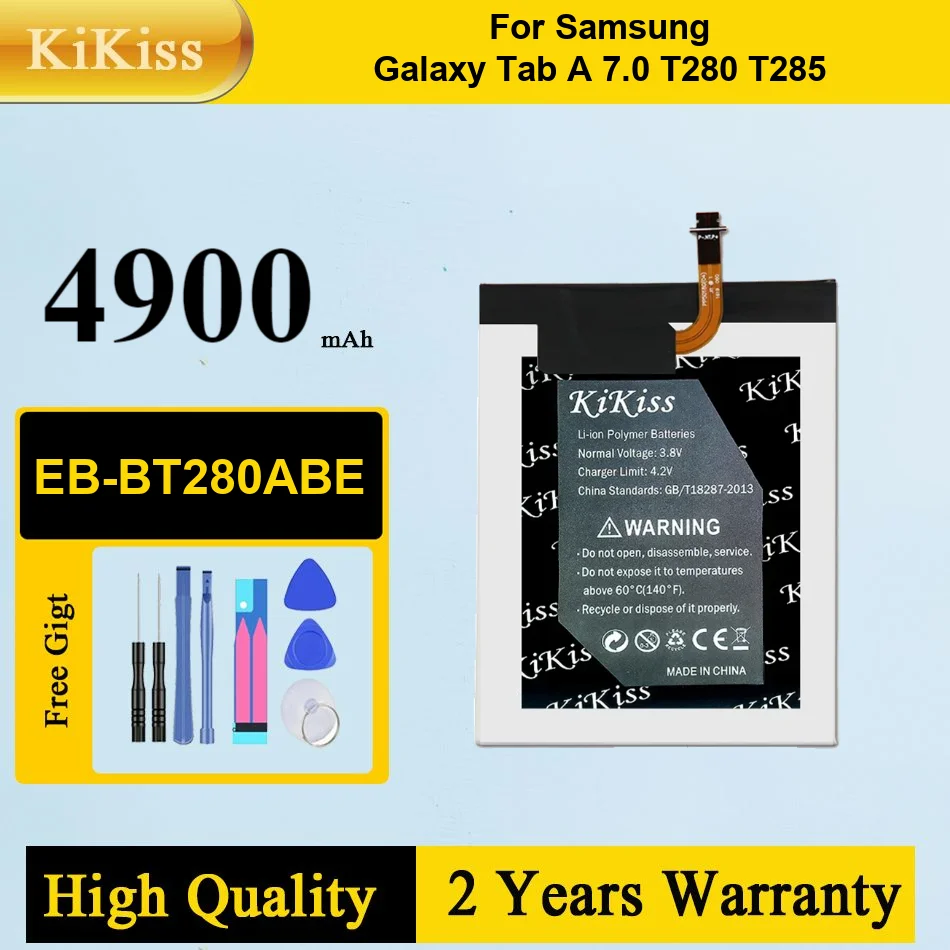 

Battery Eb-BT280ABE 4900Mah For Samsung Galaxy Tab A 7.0 T280 T285 Premium Replacement Tablet