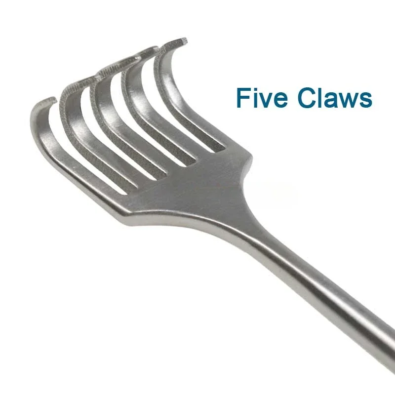 Stainless Steels Five Claws Pull Hook Medicals Retractors Surgicals Tool Autoclavables