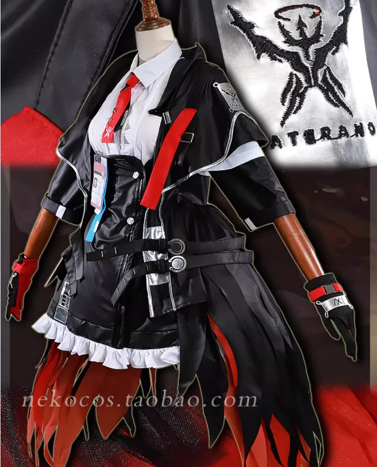 

COWOWO Arknights Fiammetta Women Cosplay Costume Cos Game Anime Party Uniform Hallowen Play Role Clothes Clothing