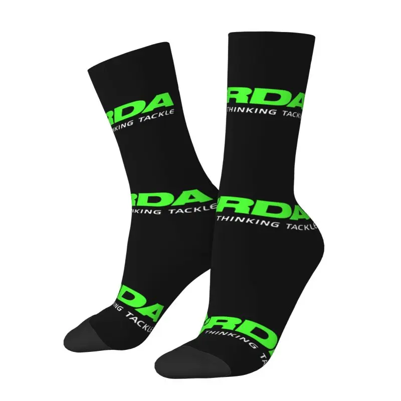 Fashion Korda Fishing Logo Socks Women Men Warm 3D Printing Fish Carp Fisherman Gift Sports Football Crew Socks