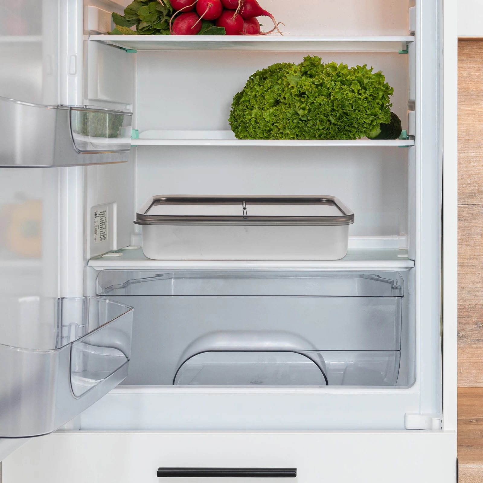 

Stainless Steel Food Containers Refrigerator Freezer Microwave Safe Reusable Large Capacity Snack for Kitchen