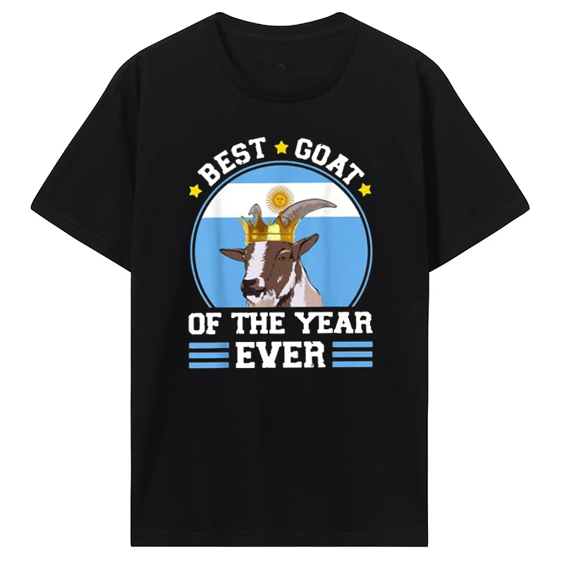 Best Goat of The Year Ever Graphic T shirt Clothing Gifts  Argentina 3 Stars Argentinian Flag Tres Estrellas Three Star T-Shirt