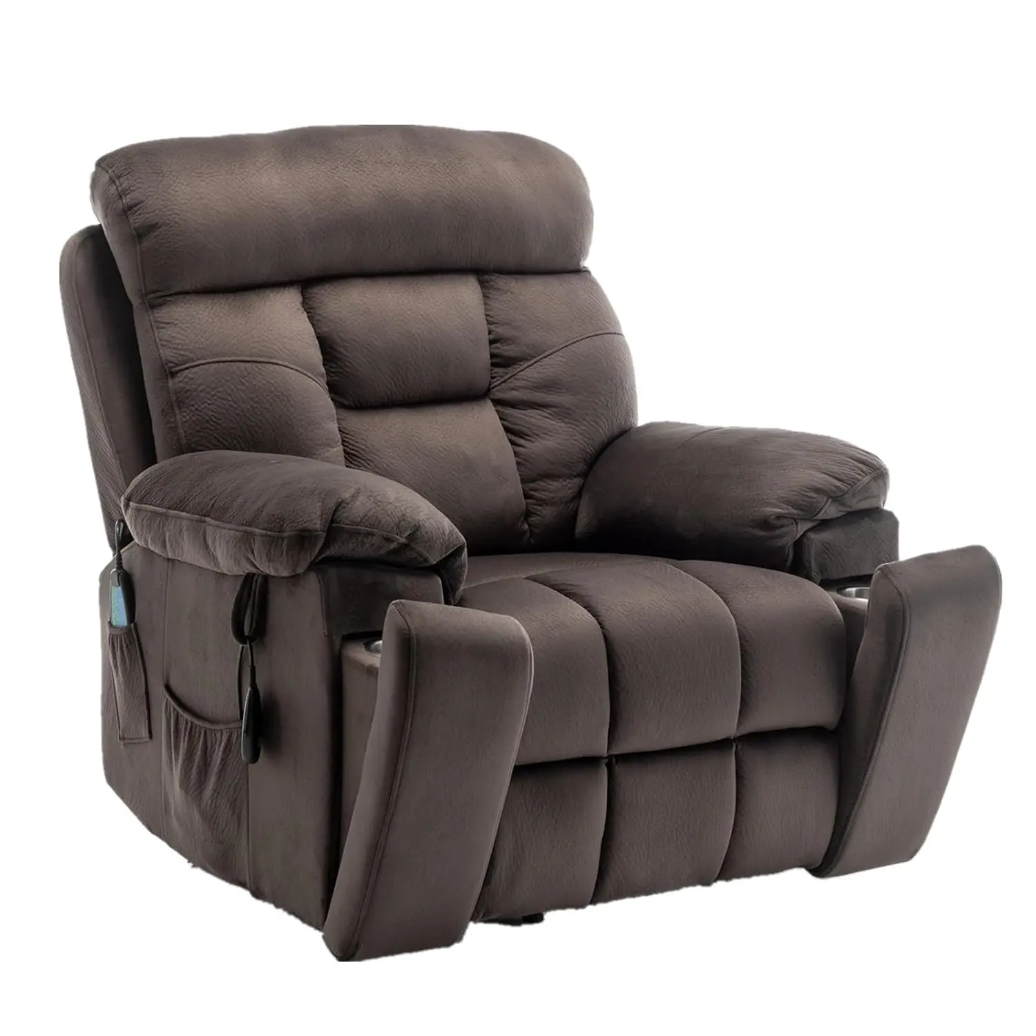 26in Extra Wide Recliner Chair for Big Man 400lbs, Oversized Power Lift Chair with Heat and Massage Hidden Cup Holder,, Custom