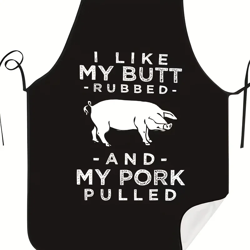 

An apron with a piggy pattern is suitable for handicrafts, baking and kitchen cleaning, and is a perfect holiday gift.