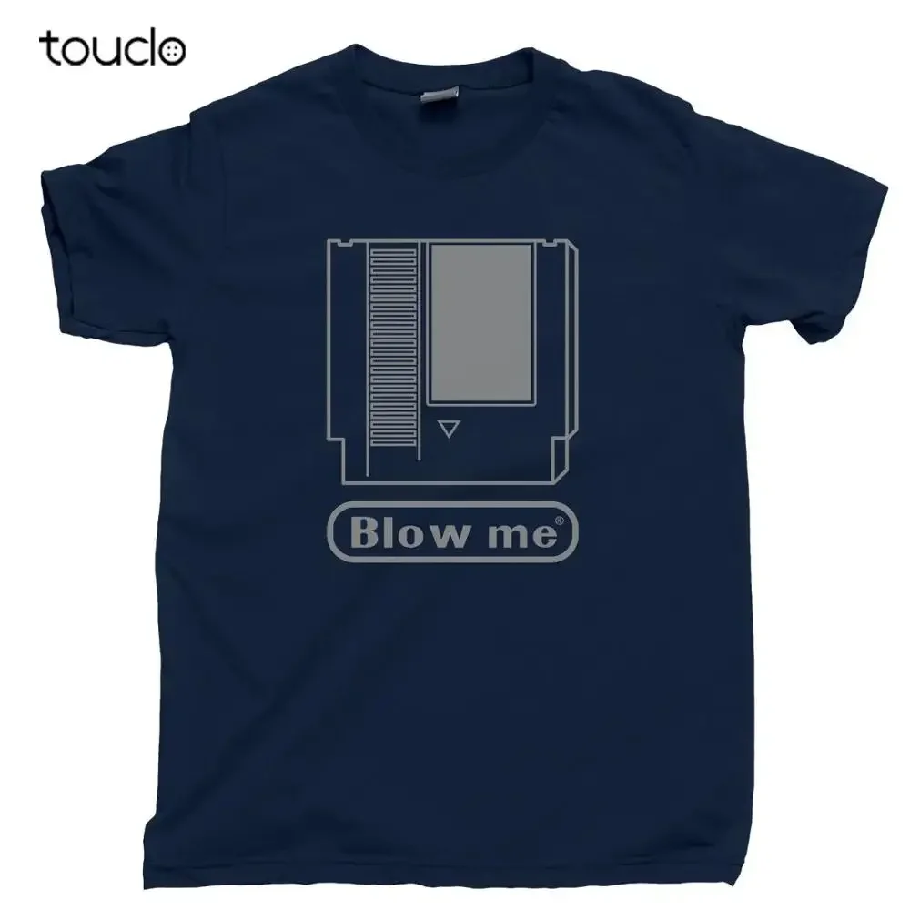 BLOW ME T Shirt 1980s 1990s Video Gamer Console Controller Cartridge Lot