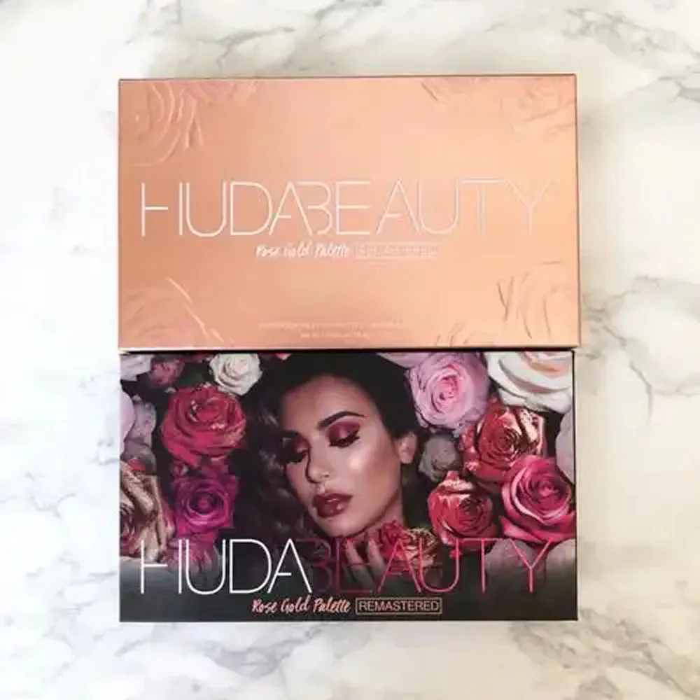 18 kolorów w 1 paletce cieni do powiek Rose Gold Eye Makeup HUDA New Nude PALETTE Matte Charming Shimmer Makeup Glitter Shadow Powder