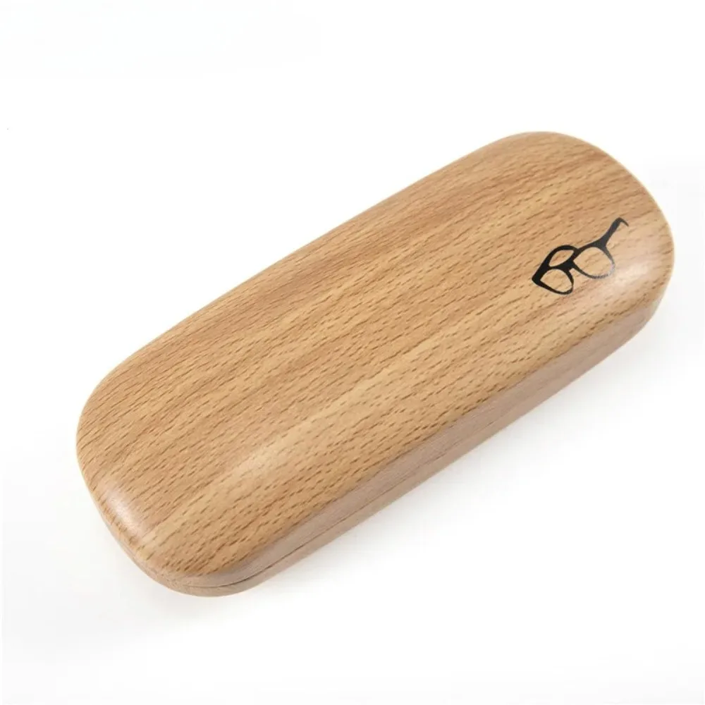 High Quality Hard Glasses Case Women Wood Grain Eyeglass Case Cover Portable Reading Glasses Box For Men Spectacle Cases image 2