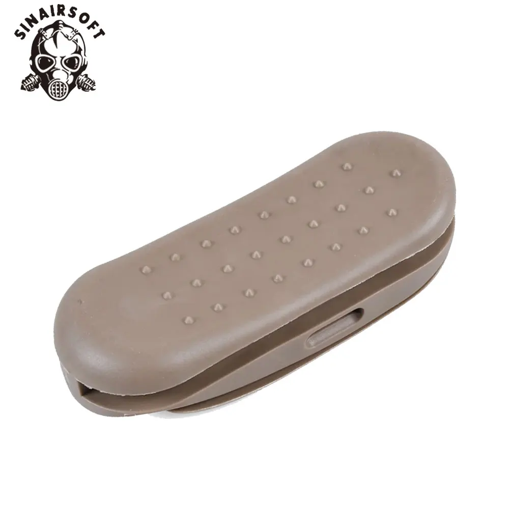 Tope táctico Airsoft AK para caza, almohadilla de retroceso de goma, a prueba de golpes, para Paintball
