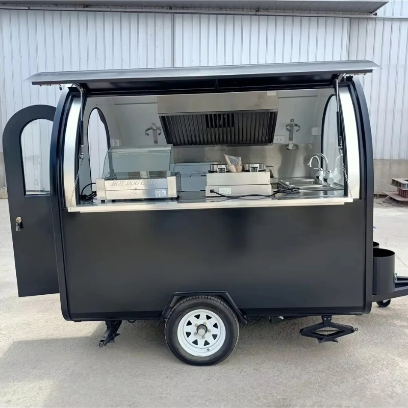 

Fully Equipped Food Truck Trailer for Sale, Food Trailer with Complete Kitchen for Catering Services and Outdoor Events