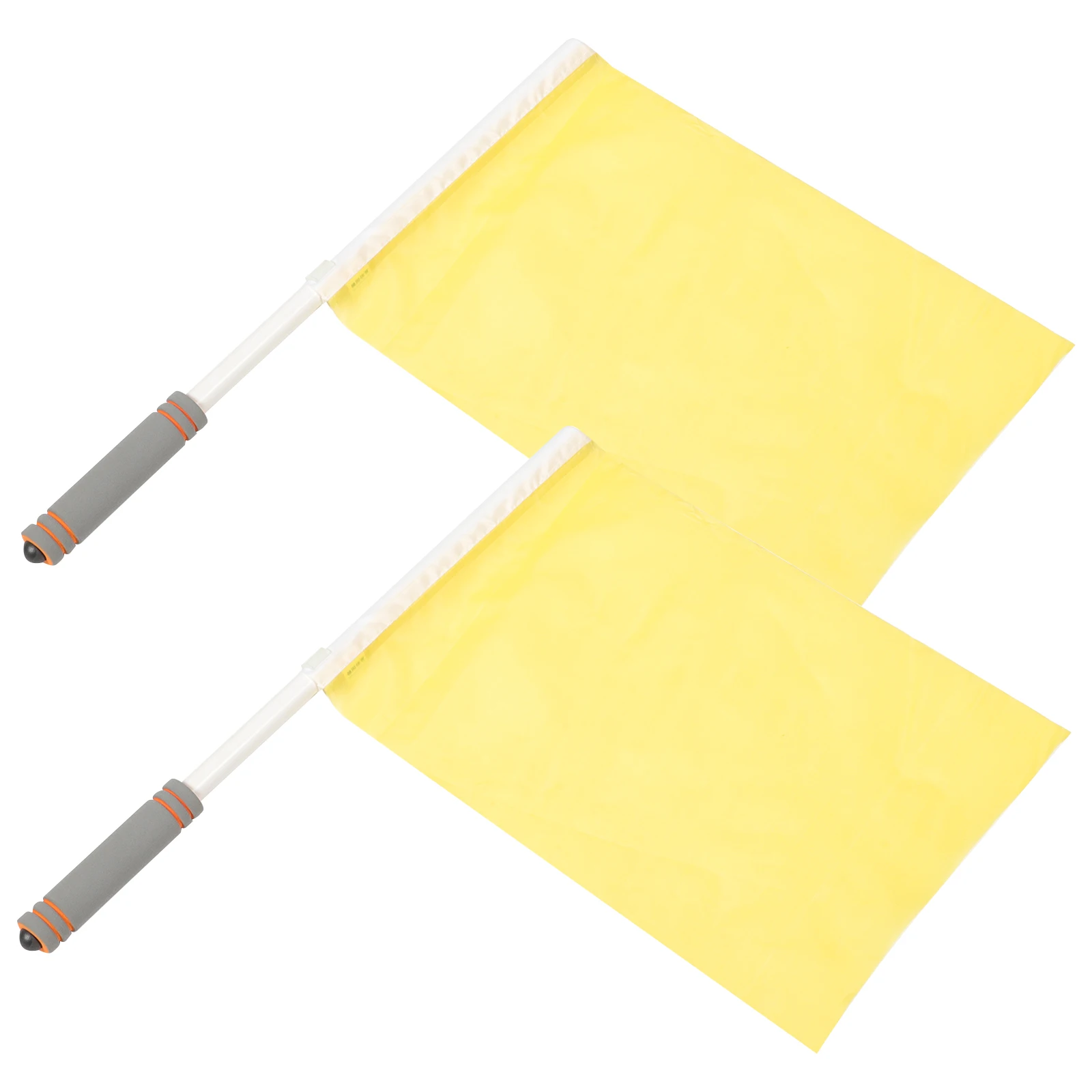 

2pcs Commanding Referee Signal Lightweight Outdoor Sports For Soccer Volleyball Football Racing Conducting Flags Handheld Match