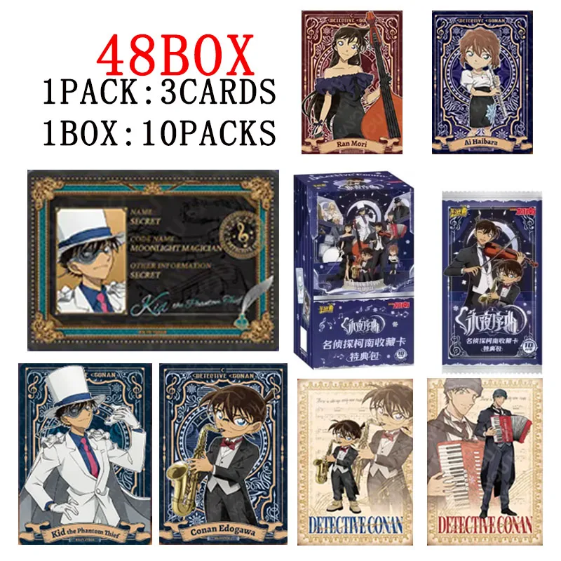 Wholesale 48 Boxes KAYOU Detective Conan Yong Ye Xu Qu Special Pack Anime Character Collectible Trading Card Booster Box