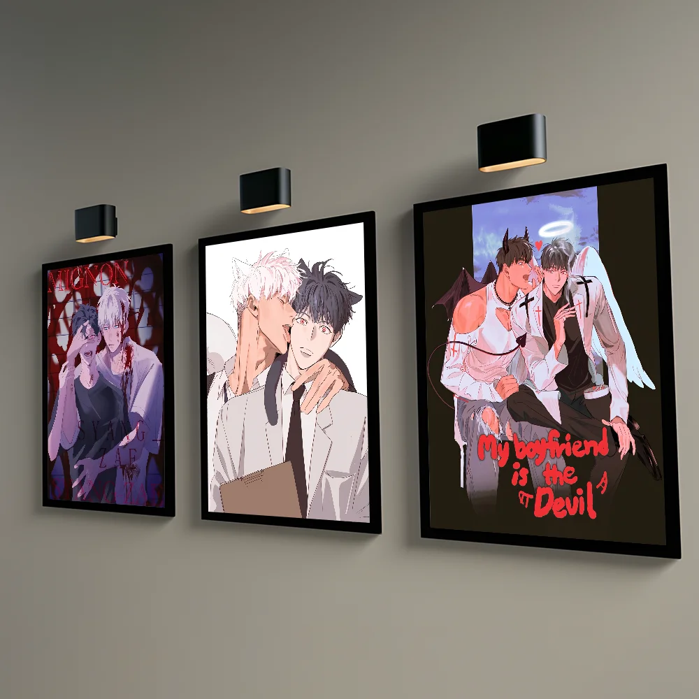 1PC Anime MIGNON Poster Home Living Room Wall Art Garage Room Decor Gift