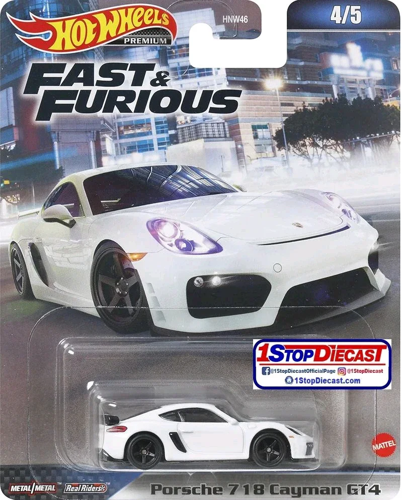 Original Hot Wheels Premium Car Fast & Furious 1/64 Voiture Metal Diecast Nissan Skyline Porsche 718 Jeep Grand Kid Toys for Boy