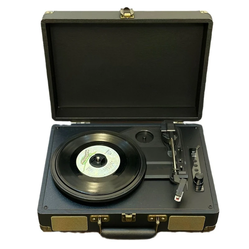 Retro vinyl record player, gramophone, popular export Bluetooth speaker, gift, multi-functional record player ornament.