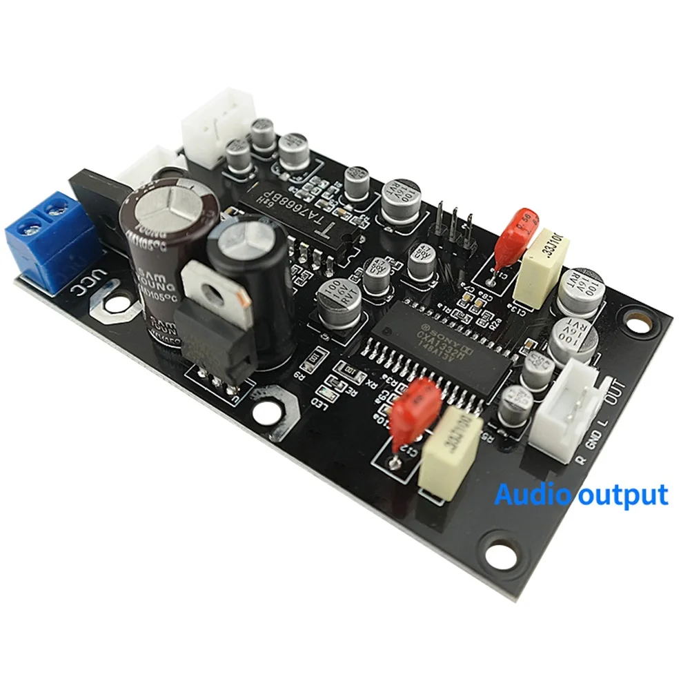 TA7668 Perekam Pita Stereo Papan Preamplifier Kepala Magnetis dengan CXA1332 Dolby Perekam Pita Pengurang Kebisingan Preamp