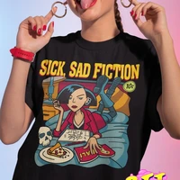 Sick Sad Fiction - Camiseta clásica Jane Lane, Camisa Jane Lane, Camisa Pulp Fiction, Camisa Sick Sad World, Camisa Daria Lane