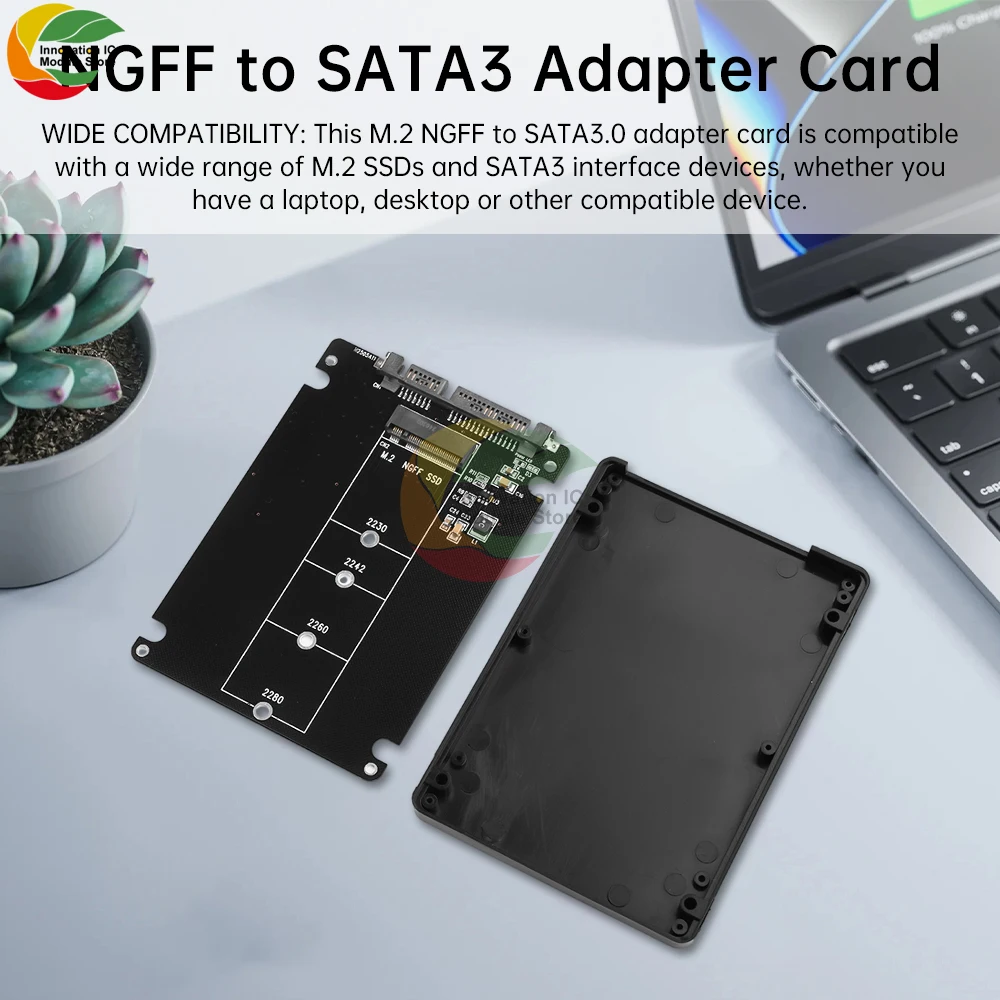 SATA3 6Gbps M.2 NGFF SSD To SATA3.0 Adapter Card M.2 NGFF SSD To SATA3.0 External Hard Drive Adapter Board