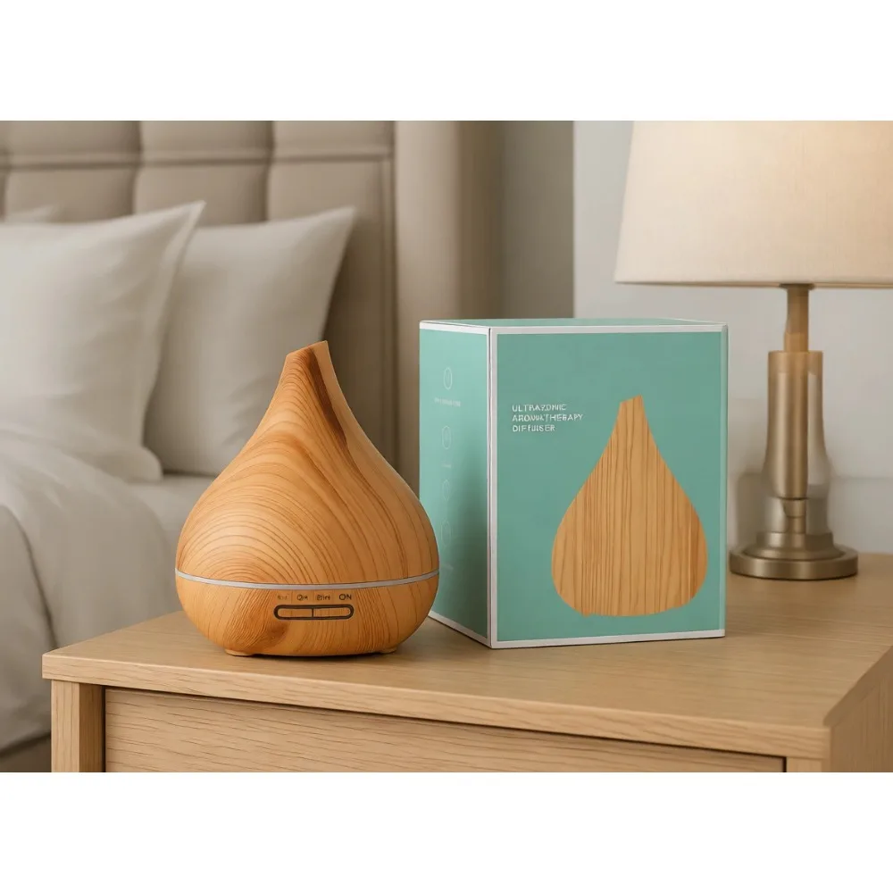 

Ультразвуковой диффузор для эфирных масел 400 мл для дома и офиса, ароматерапия