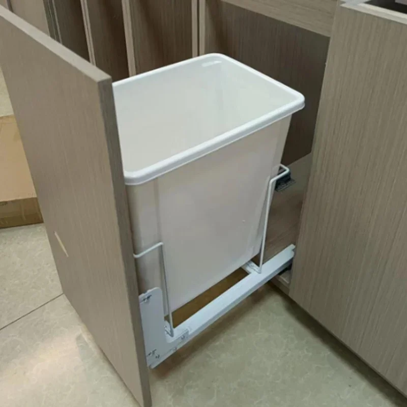 Trash Can Kitchen High Pull Embedded Hidden Food Waste Large Capacity Food Waste Disposal Induction Type Home Cleaning Organizer