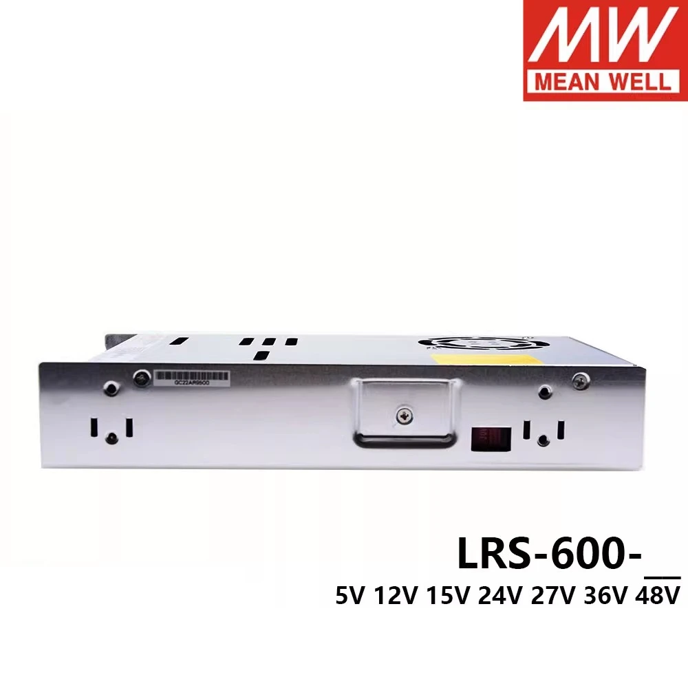 Imagem -04 - Mean Well Lrs60024 Series Lrs-6005 12 15 24 27 36 48v 600w Effection Single Output Led Lighting Switching Power Supply