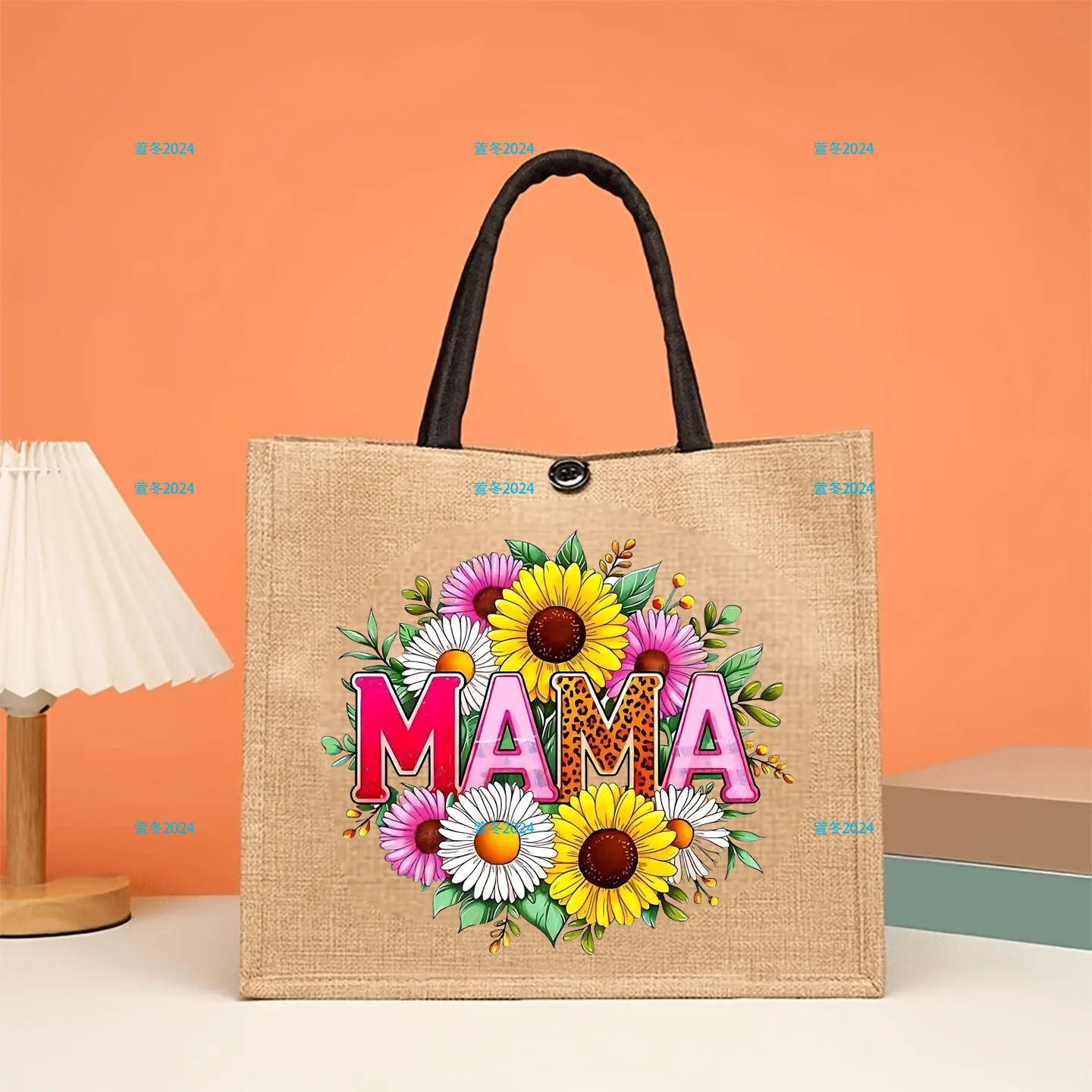 Hot-selling Temperament Versatile Mother's Day Linen Bag, Working Mother Commuting Tote Bags, Light Luxury and Simpl Tote Bags