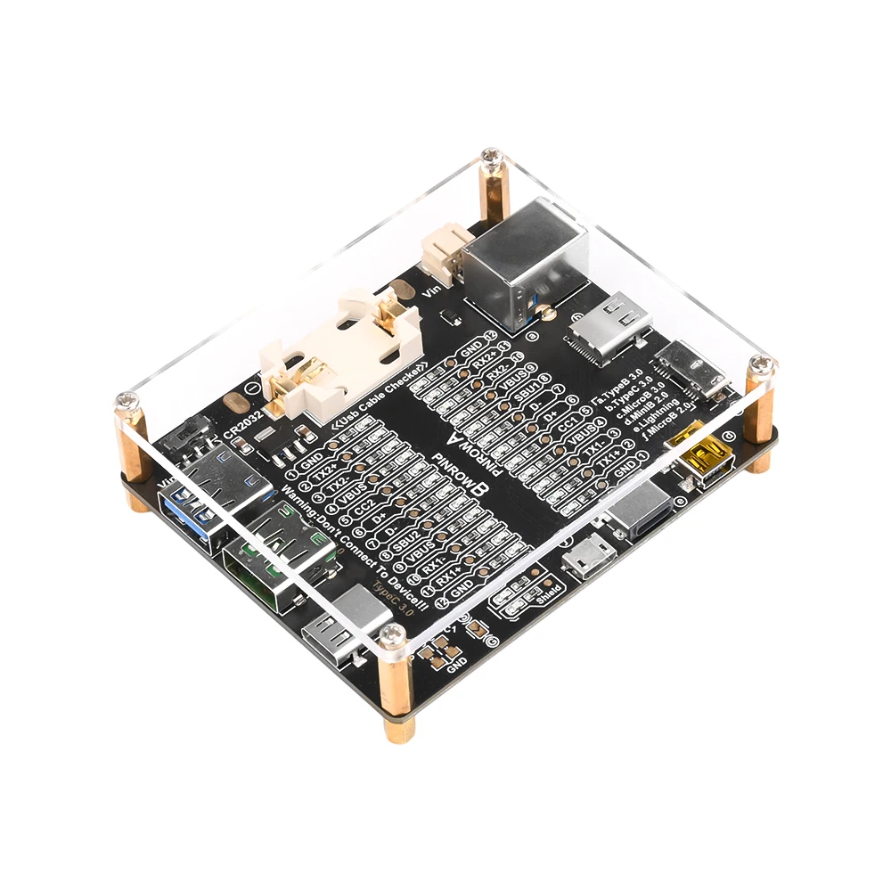 DT3 Data Cable Detection Board USB Cable Tester Short Circuit On-Off Switching For iOS Android Type-C Test Board Tool