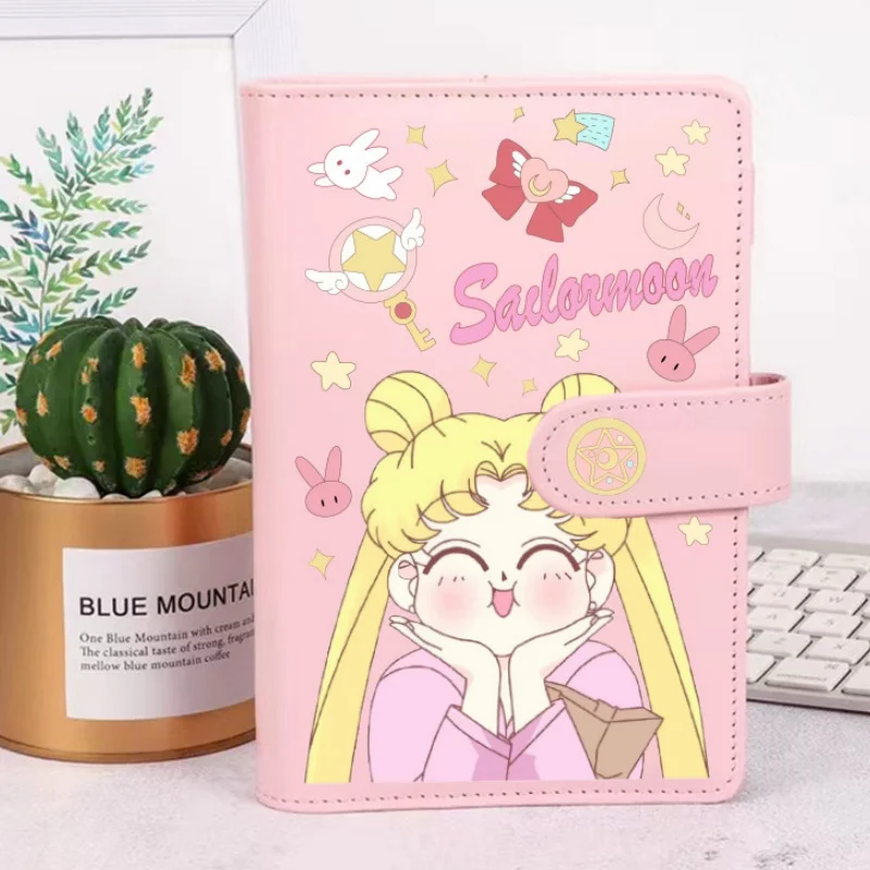 A6 Sailor Moon Usagi Agenda Planner Notebook Suit Diary Weekly Planner Goal Schedules Organizer Notebook Stationery Girls Gift