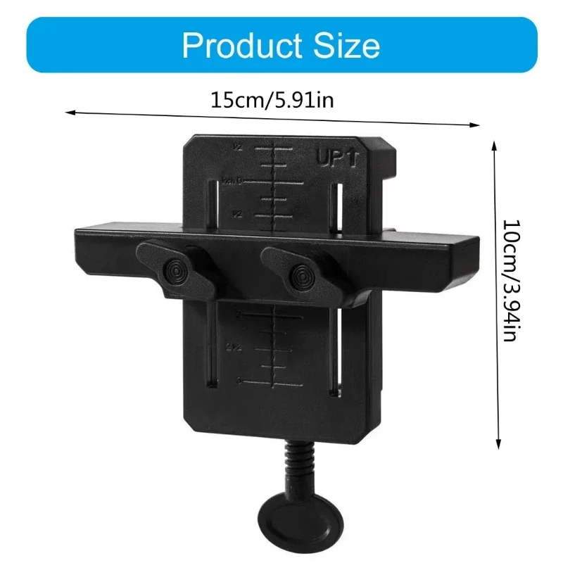 PVC Cabinet Hardware Jig, Locator Drill Guide Drilling Dowelling Guide for Installation Handle Knob