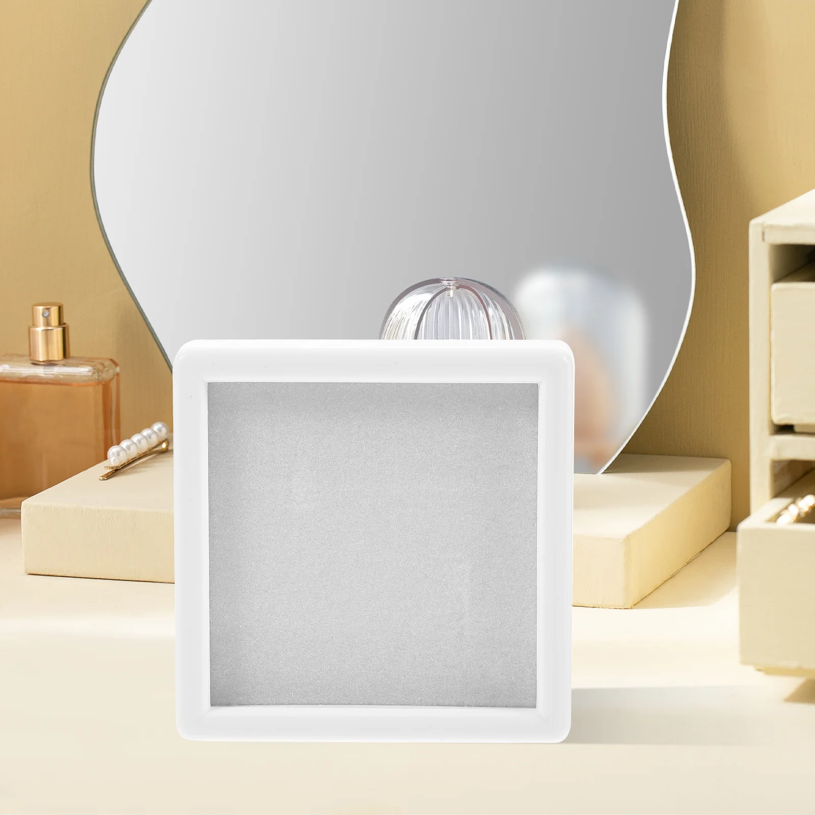 

6pcs Gemstone Display Case Multipurpose Storage Box Desktop Jewelry Organizer Clear Lid Portable Display Container For Rings