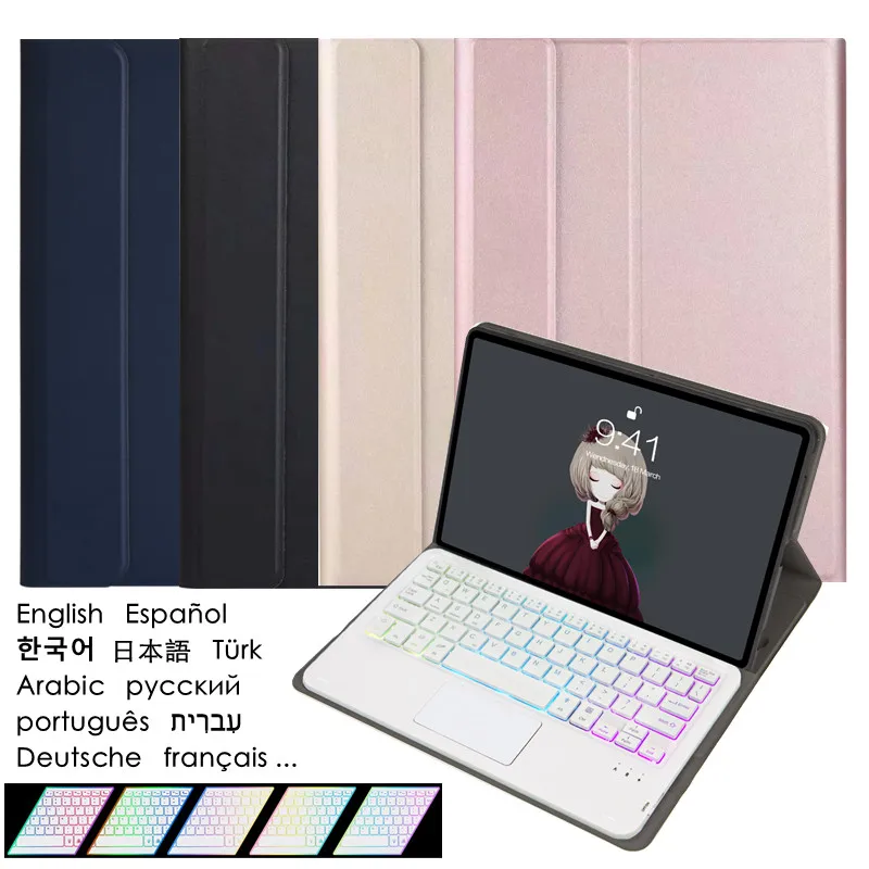 Touchpad Keyboard Case Funda For Samsung Galaxy Tab S6 A 10.