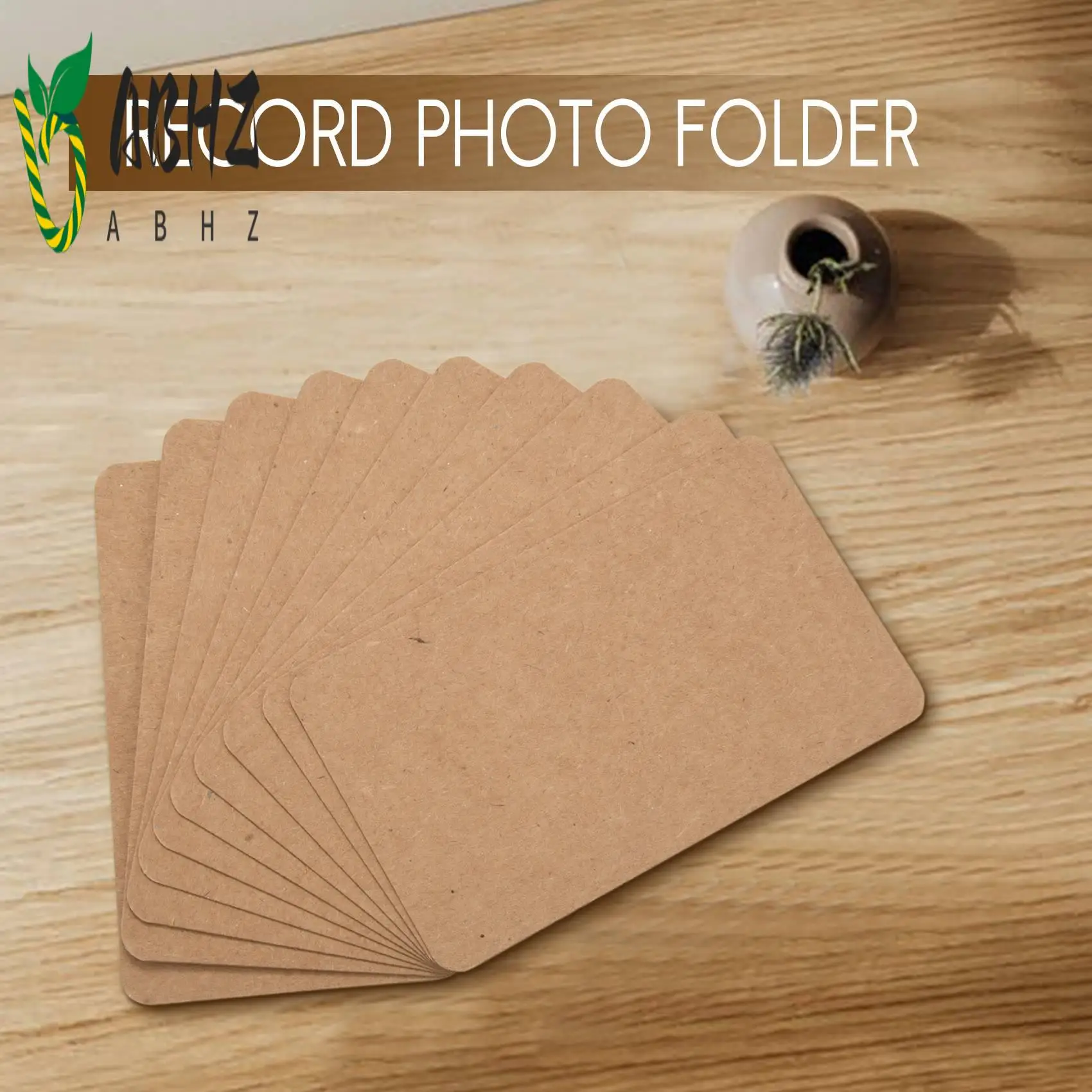 ABHZ-80Pcs الخشب كومة اسم مكان بطاقة أصحاب الصور جدعة الجدول رقم كليب حامل حفل زفاف عشاء ديكور للطاولات مع بطاقة #1