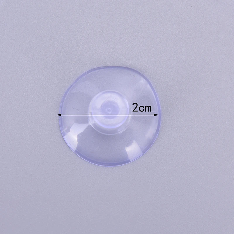 20Pcs 20Mm Paddestoel Hoofd Sucker Pvc Aquarium Transparante Glas Sucker Geperforeerde Clear Zuignappen Window Decor Bruiloft auto