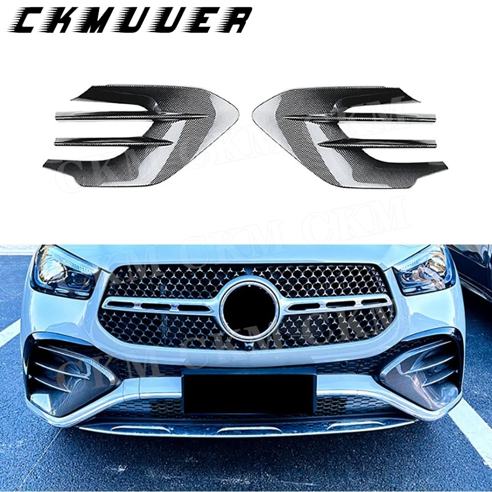 

for Mercedes Benz GLE Class W167 C167 GLE450 GLE53 AMG 2024+ Car Front Bumper Grille Air Outlet Trims Body Kits ABS Material